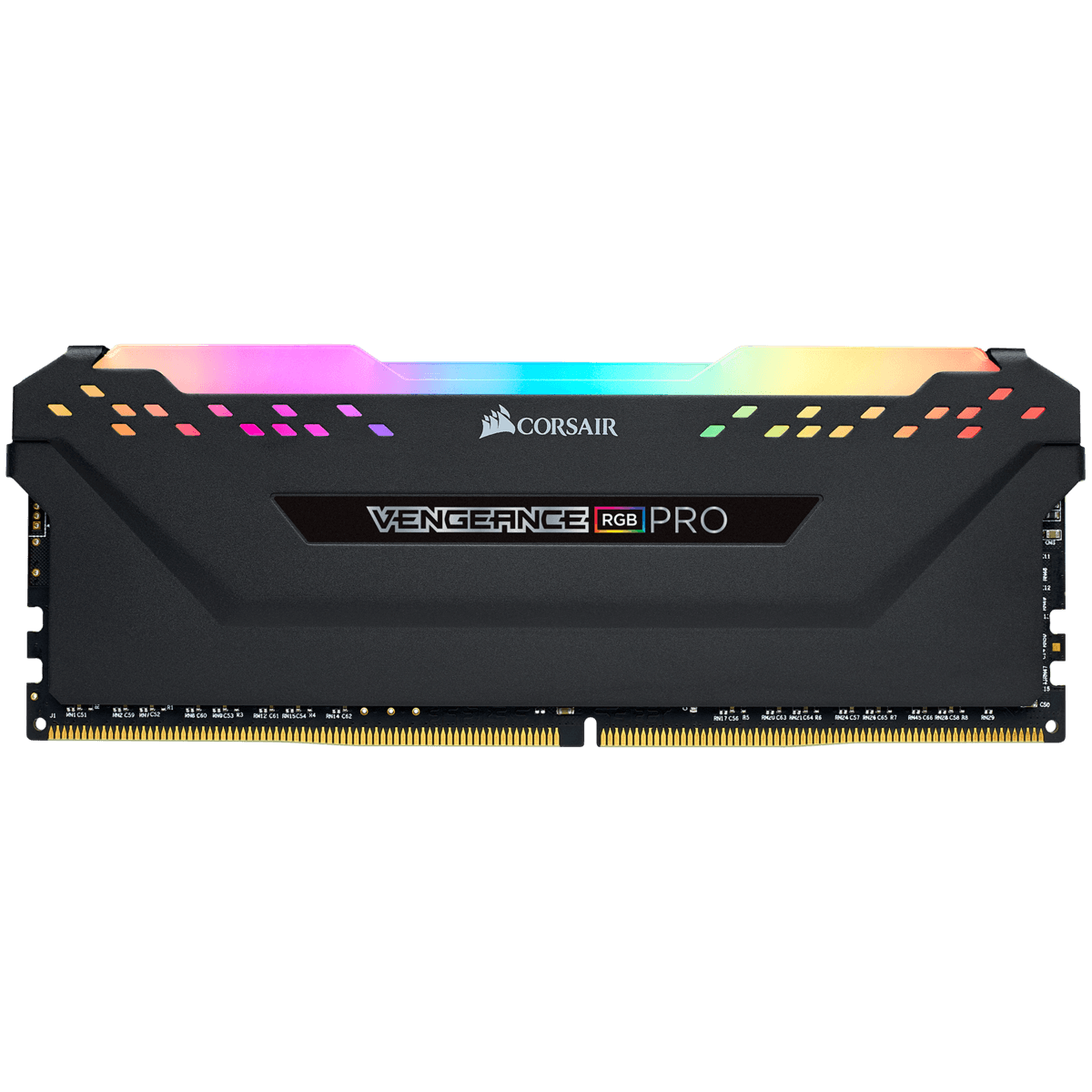 Memorie DDR Corsair DDR4 16 GB, frecventa 3600 MHz, 16 GB x 1 modul, radiator, iluminare RGB, "CMW16GX4M1Z3600C18" Latenta: — miniatură