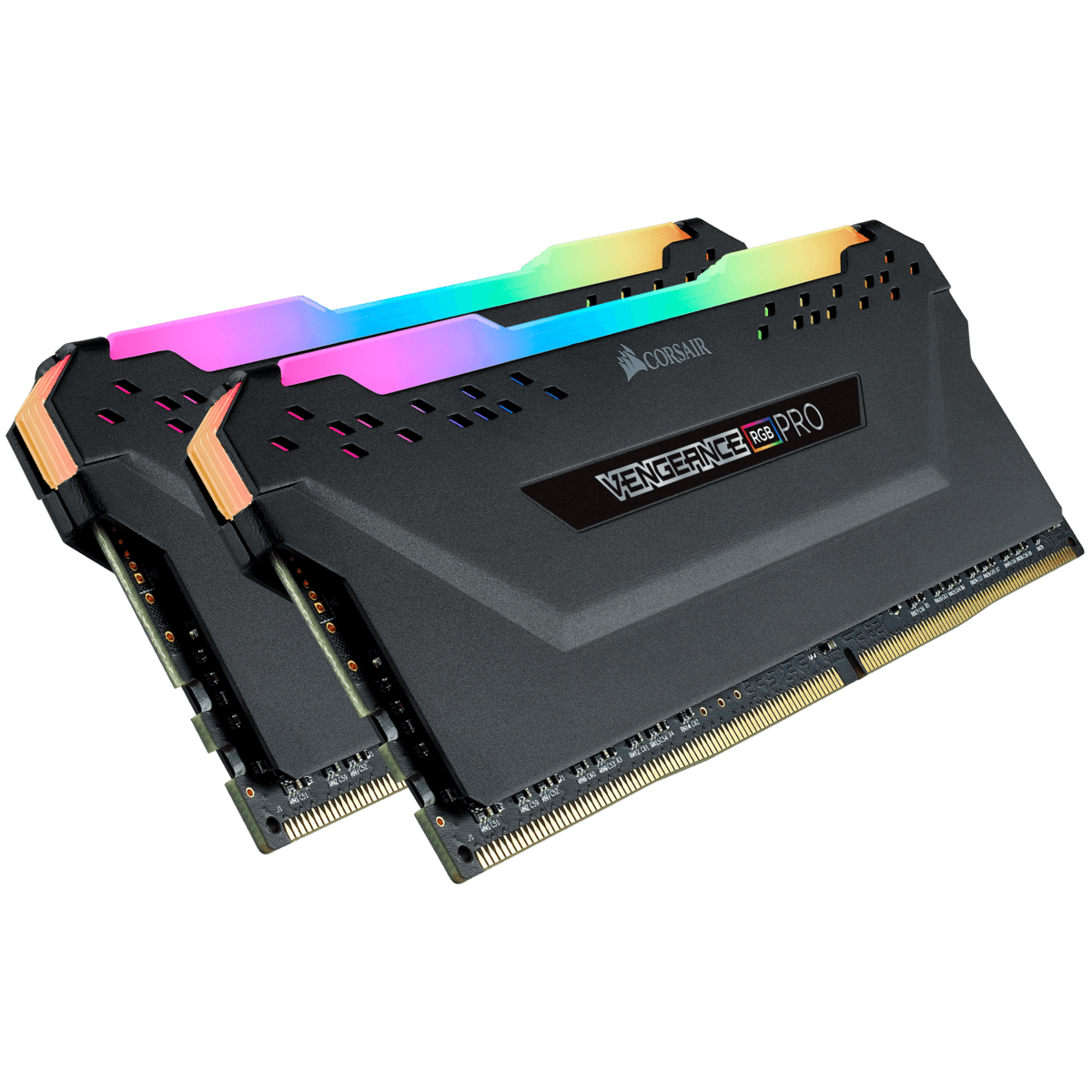 Memorie DDR Corsair DDR4 16 GB, frecventa 3200 MHz, 8 GB x 2 module, radiator, iluminare RGB, "CMW16GX4M2Z3200C16" — miniatură