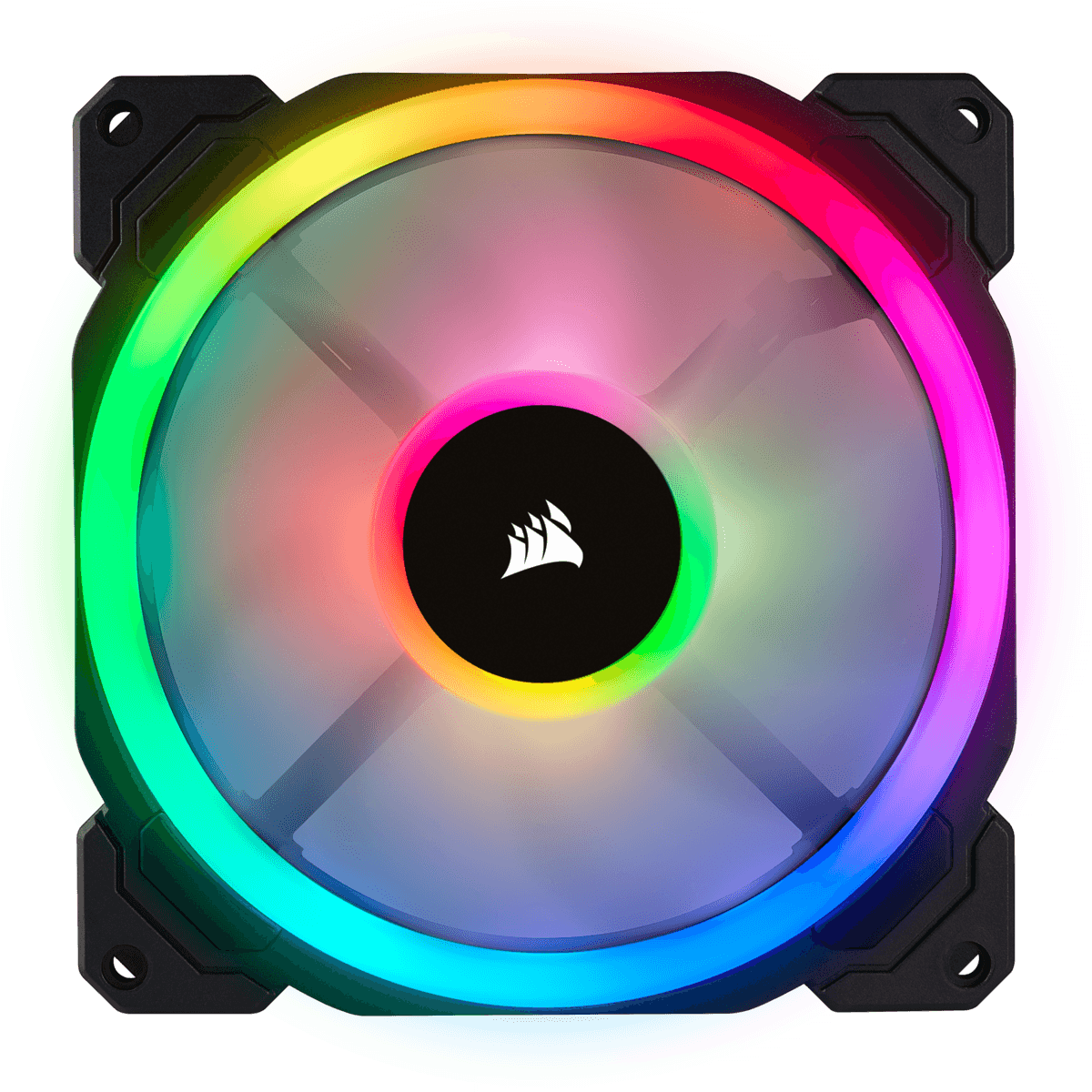 VENTILATOR Corsair, pt carcasa PC, 140 mm, 1300 rpm, LED RGB, 2 ventilatoare, "CO-9050074-WW" — miniatură