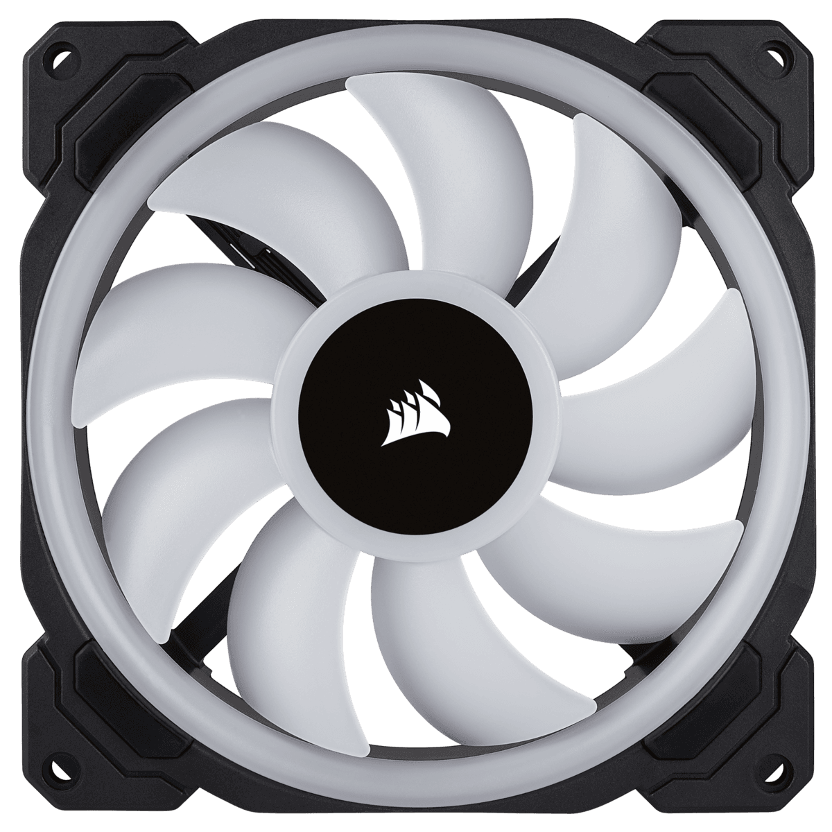 VENTILATOR Corsair, pt carcasa PC, 140 mm, 1300 rpm, LED RGB, 2 ventilatoare, "CO-9050074-WW" — miniatură