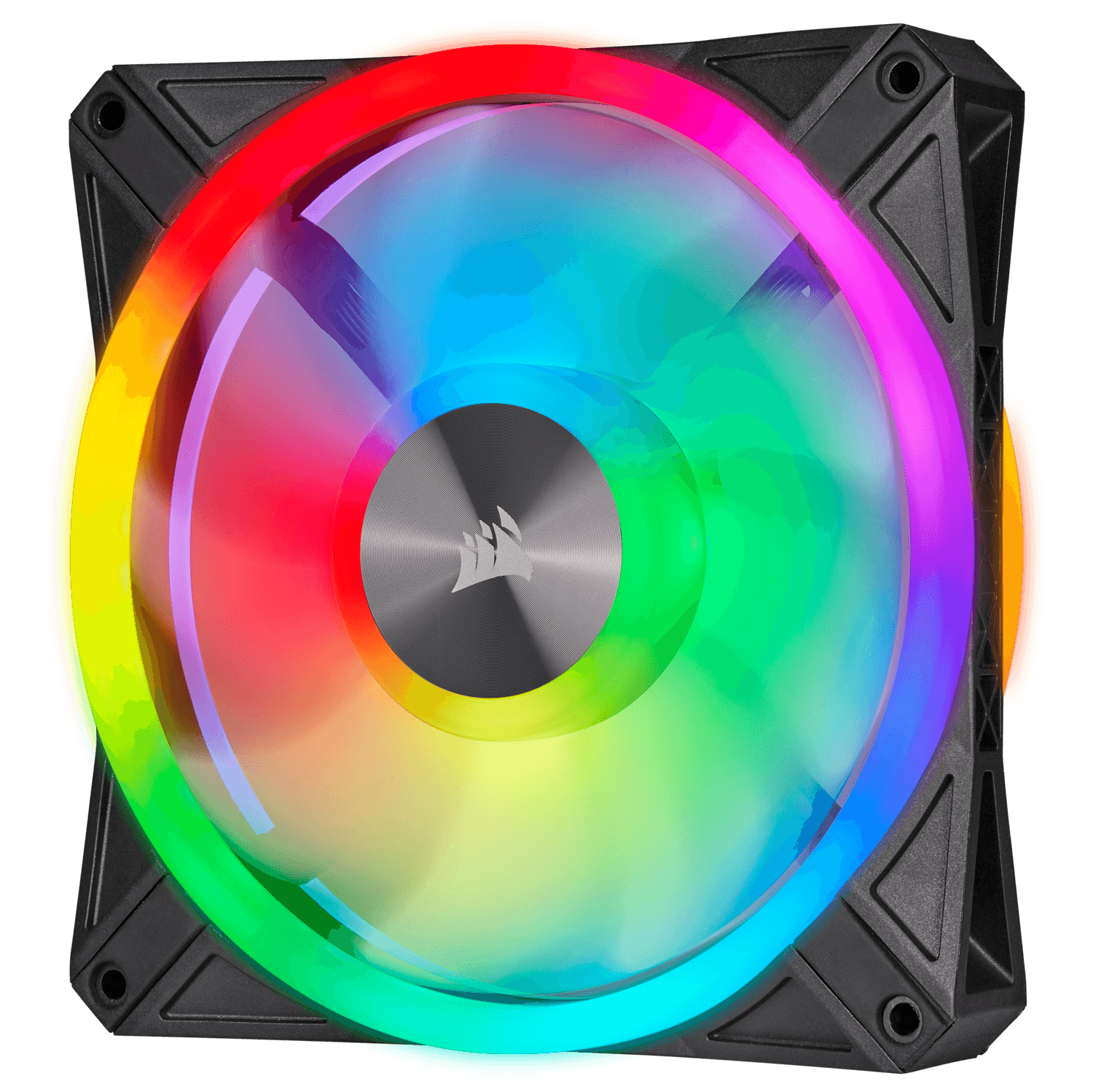 VENTILATOR Corsair, pt carcasa PC, 140 mm, 1250 rpm, LED RGB, 2 ventilatoare, "CO-9050100-WW" — miniatură