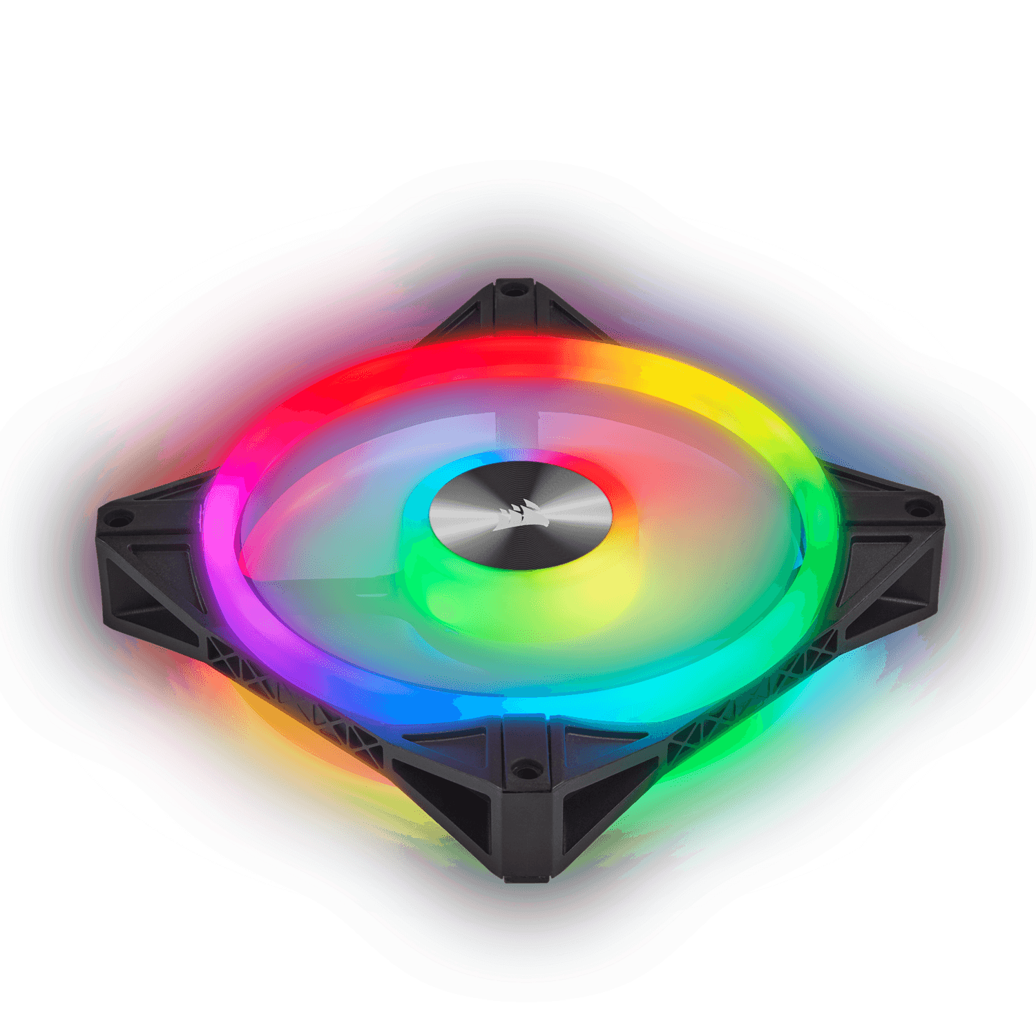 VENTILATOR Corsair, pt carcasa PC, 140 mm, 1250 rpm, LED RGB, 2 ventilatoare, "CO-9050100-WW" — miniatură