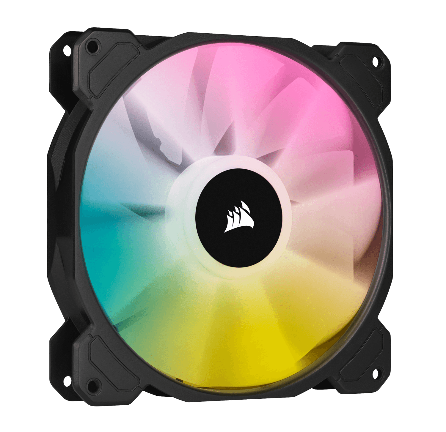 VENTILATOR Corsair, pt carcasa PC, 140 mm, 1200 rpm, LED RGB, 1 ventilator, "CO-9050110-WW"
