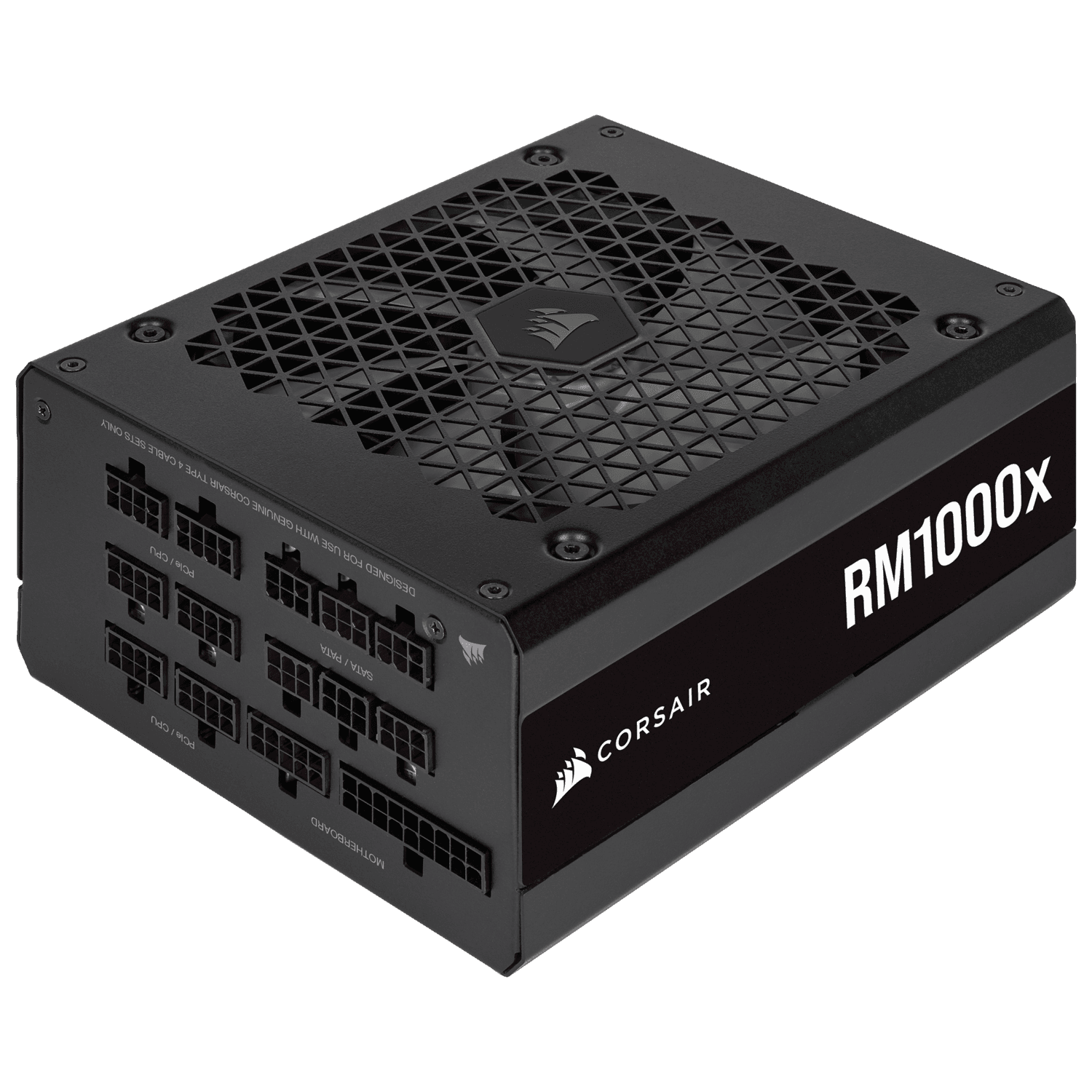SURSA CORSAIR, 1000 W, "RM1000x" modulara, ATX 12V V2.4, fan 135 mm x 1, 80 Plus Gold, MB 20+4 pin x 1, CPU 4+4 pinx3, PCI-E 6+2 pin x 6, SATAx14, MOLEX 4-pinx8, "CP-9020201-EU"
