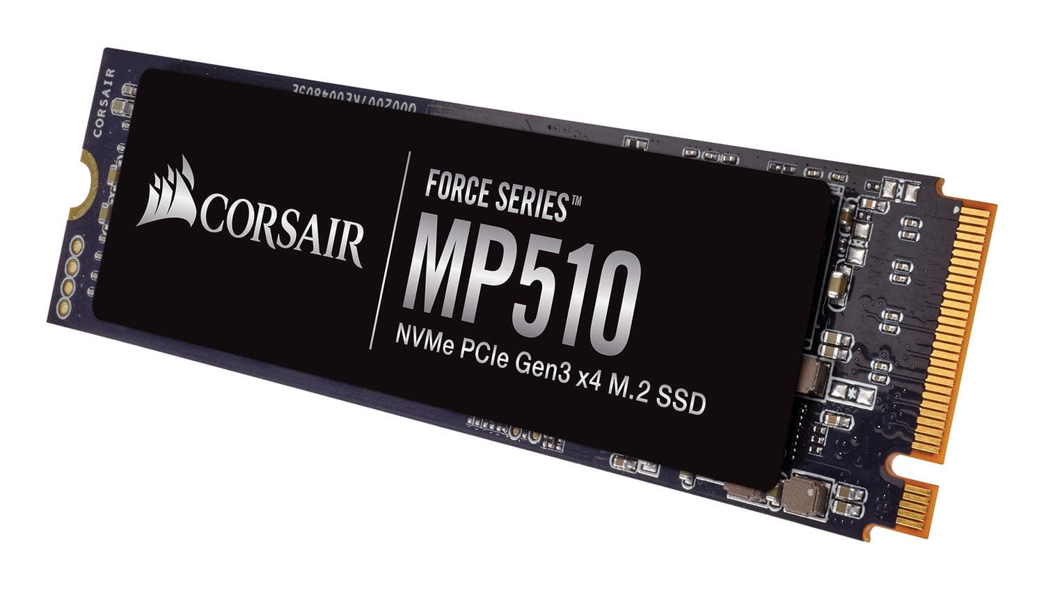 SSD CORSAIR Force Series MP510, 960GB, M.2, PCIe Gen3.0 x4, 3D TLC Nand, R/W: 3480/3000 MB/s, "CSSD-F960GBMP510B" — miniatură