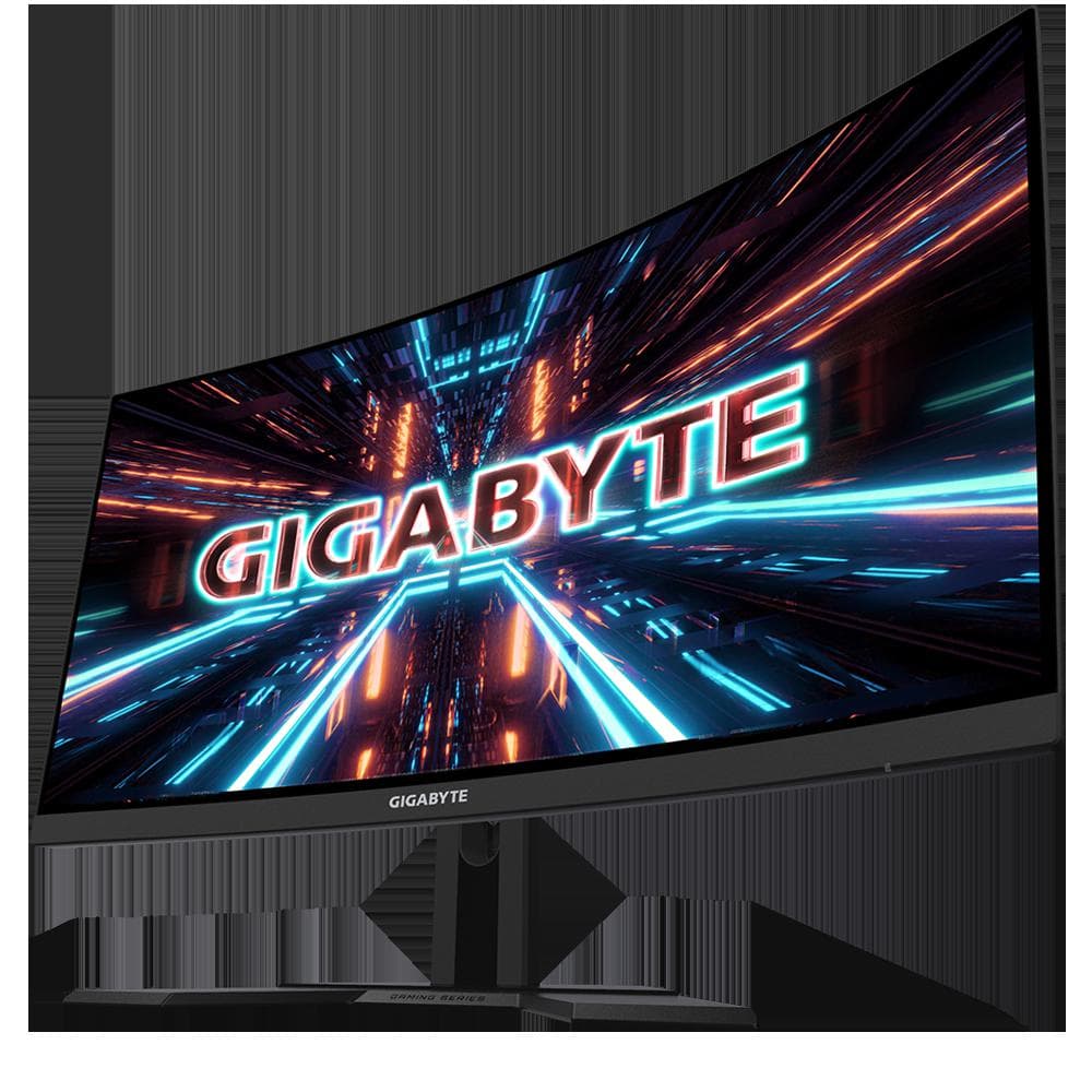MONITOR Gigabyte 27 inch, Gaming, VA, WQHD (2560 x 1440), Wide | curbat, 250 cd/mp, 1 ms, HDMI | DisplayPort, "G27QC" — miniatură