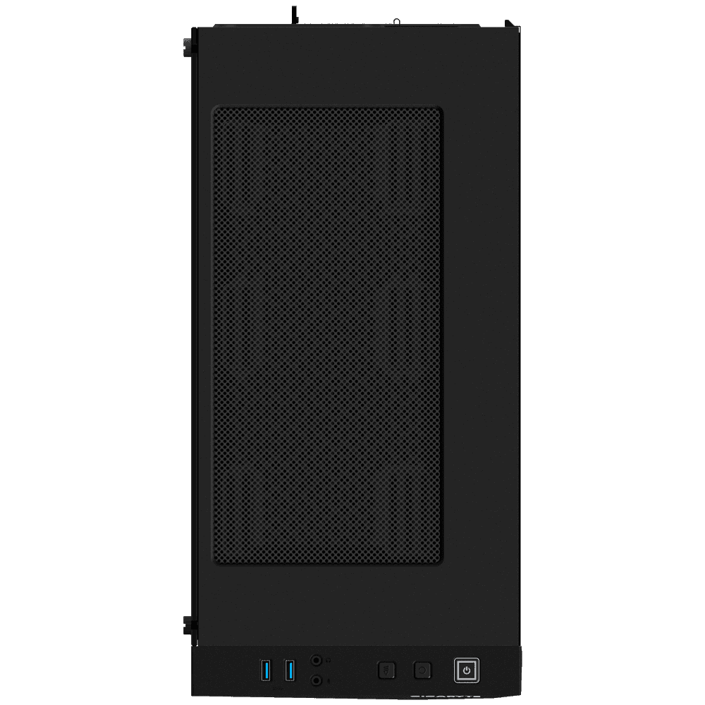 CARCASA GIGABYTE Middle Tower, ATX, "C200 GLASS", fara sursa, sticla securizata, fan x 1, USB 3.0 x 2, Jack 3.5 mm x 2, mesh pt. filtrare praf, negru, "GB-C200G" — miniatură