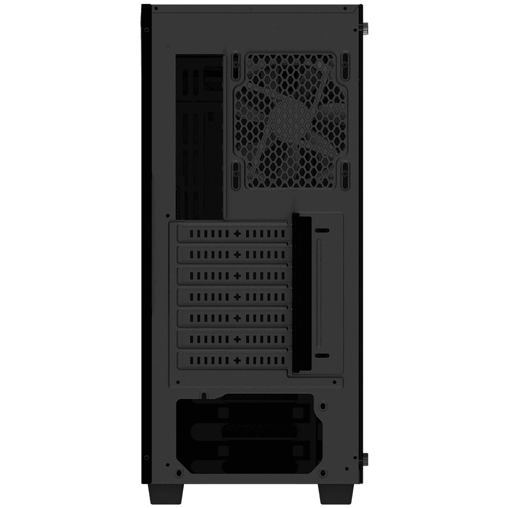 CARCASA GIGABYTE Middle Tower, ATX, "C200 GLASS", fara sursa, sticla securizata, fan x 1, USB 3.0 x 2, Jack 3.5 mm x 2, mesh pt. filtrare praf, negru, "GB-C200G" — miniatură