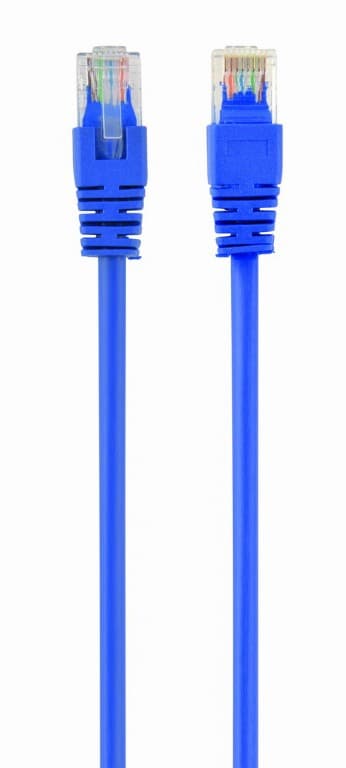 PATCH CORD UTP GEMBIRD Cat5e, cupru-aluminiu, 0.5 m, albastru, AWG26, "PP12-0.5M/B" — miniatură