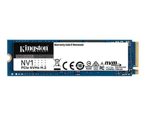 SSD KINGSTON NV1, 500GB, M.2, PCIe Gen3.0 x4, 3D TLC Nand, R/W: 2100/1700 MB/s, "SNVS/500G"