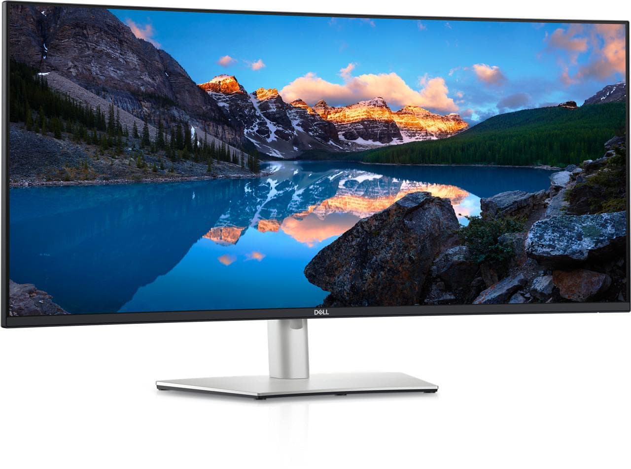 MONITOR Dell 39.7 inch, home | office, IPS, 5K UHD (5120 x 1440), Wide | curbat, 300 cd/mp, 5 ms, HDMI | DisplayPort, "U4021QW" — miniatură