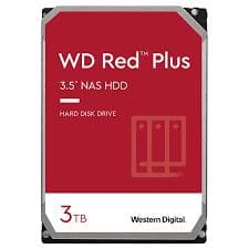 HDD WD 3TB, Red Plus, 5.400 rpm, buffer 128 MB, pt NAS, "WD30EFZX"