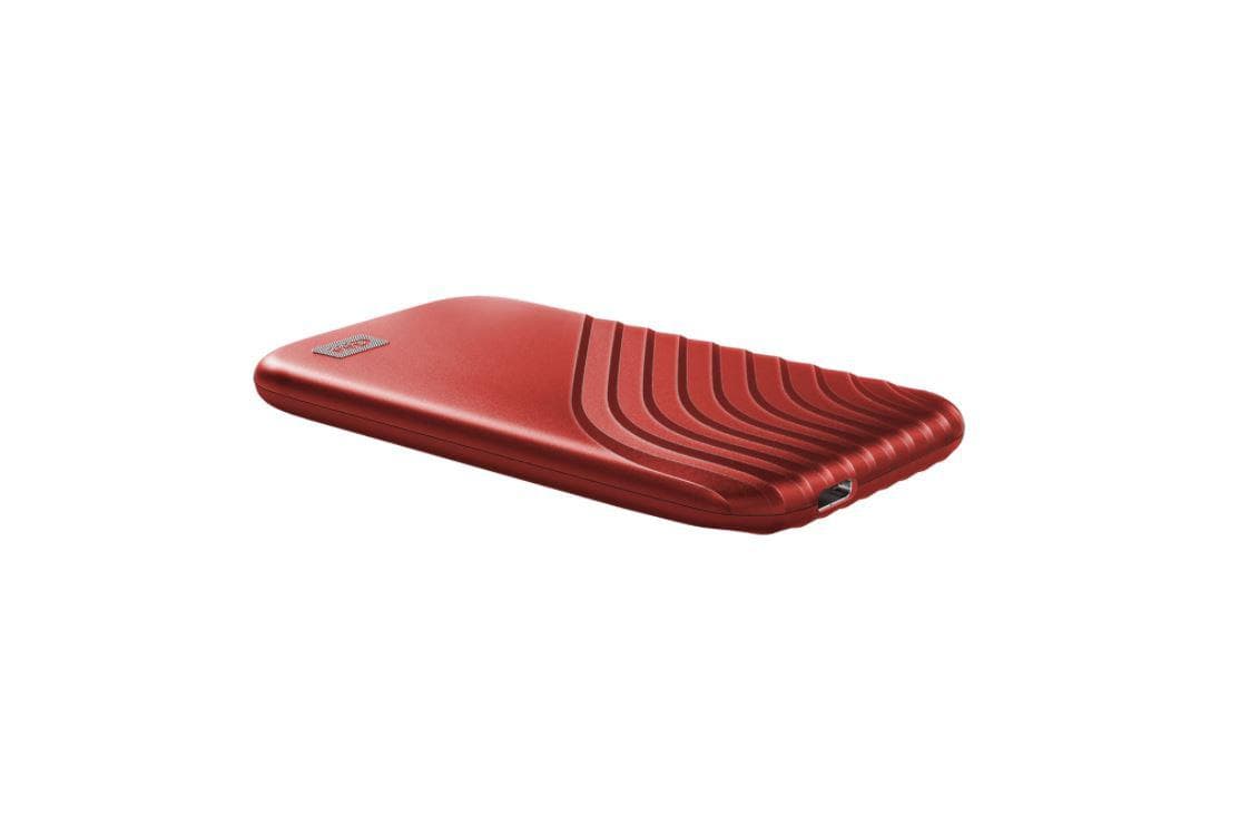 SSD. extern WD MY PASSPORT, 1TB, 2.5 inch, USB 3.2 Type-C, R/W: 1000MB/s, rosu, "WDBAGF0010BRD-WESN"