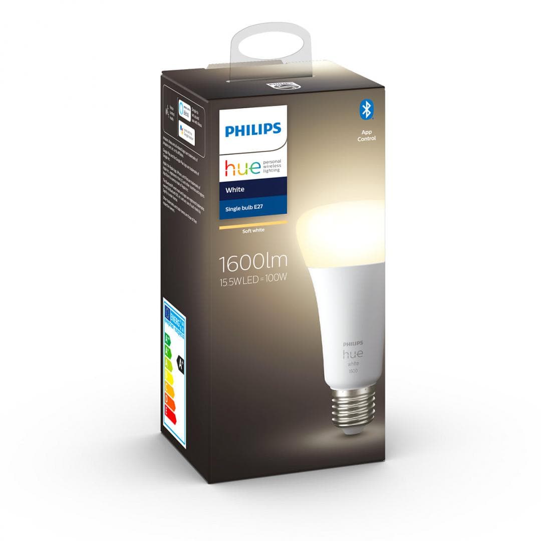 BEC smart LED Philips, soclu E27, putere 15.5W, forma clasic, lumina alb calda, alimentare 220 - 240 V, "000008718699747992" — miniatură
