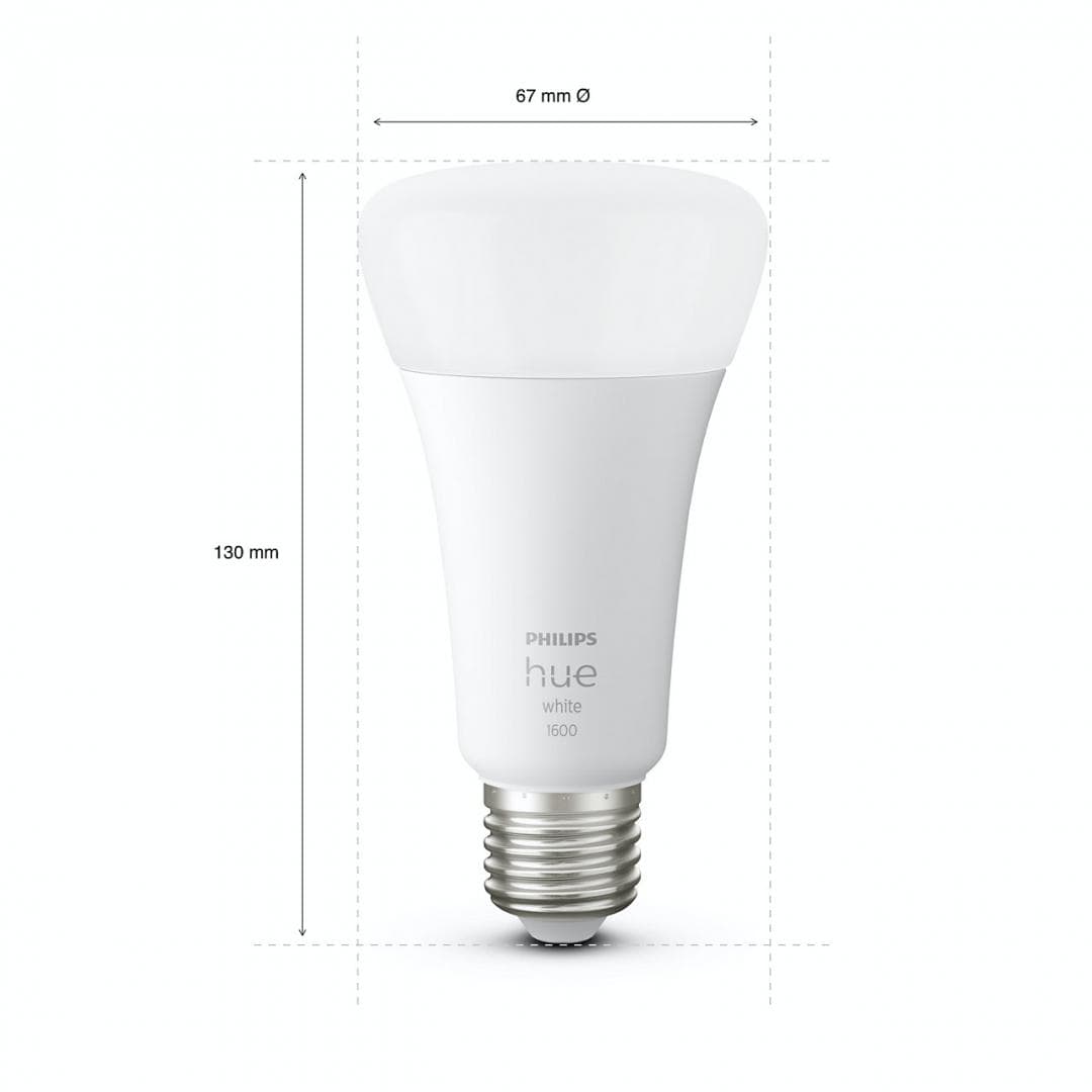 BEC smart LED Philips, soclu E27, putere 15.5W, forma clasic, lumina alb calda, alimentare 220 - 240 V, "000008718699747992" — miniatură
