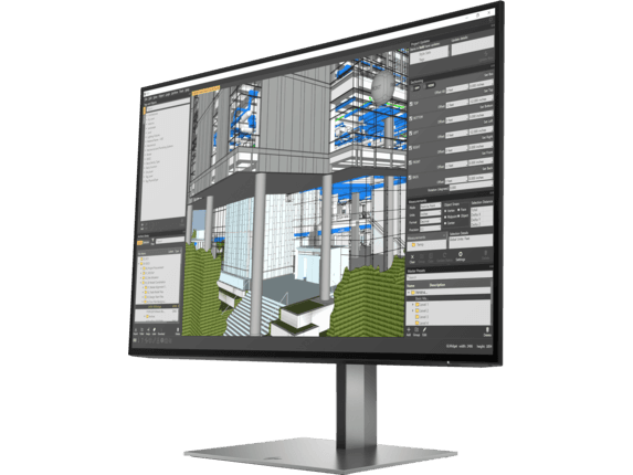 MONITOR HP 24 inch, home | office, TN, Full HD+ (WUXGA) (1920 x 1200), Wide, 350 cd/mp, 5 ms, HDMI | DisplayPort, "1C4Z5AA" — miniatură