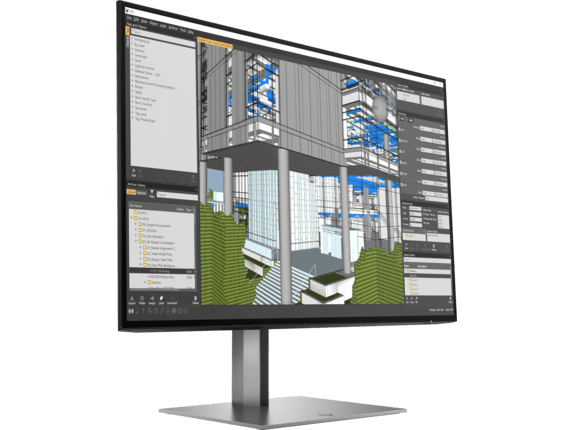 MONITOR HP 24 inch, home | office, TN, Full HD+ (WUXGA) (1920 x 1200), Wide, 350 cd/mp, 5 ms, HDMI | DisplayPort, "1C4Z5AA" — miniatură