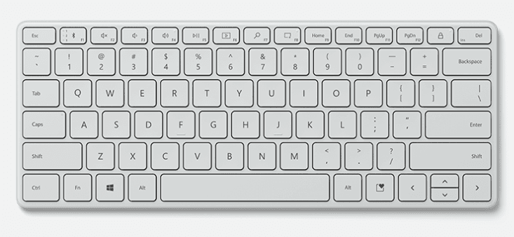 TASTATURA MICROSOFT COMPACT BT GLACIER "21Y-00051"