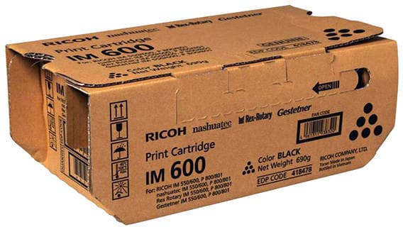Toner Original Ricoh Black,418478, pentru P800|P801|IM550F|IM600, 25.5K, incl.TV 1.2 RON, "418478"