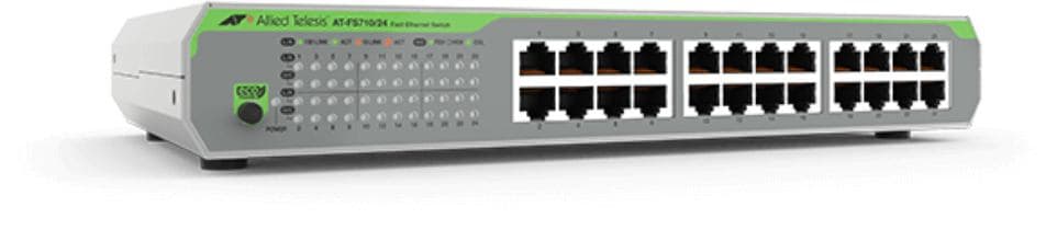 SWITCH Allied Telesis, 10/100 x 24, carcasa metalica, "AT-FS710/24-50"