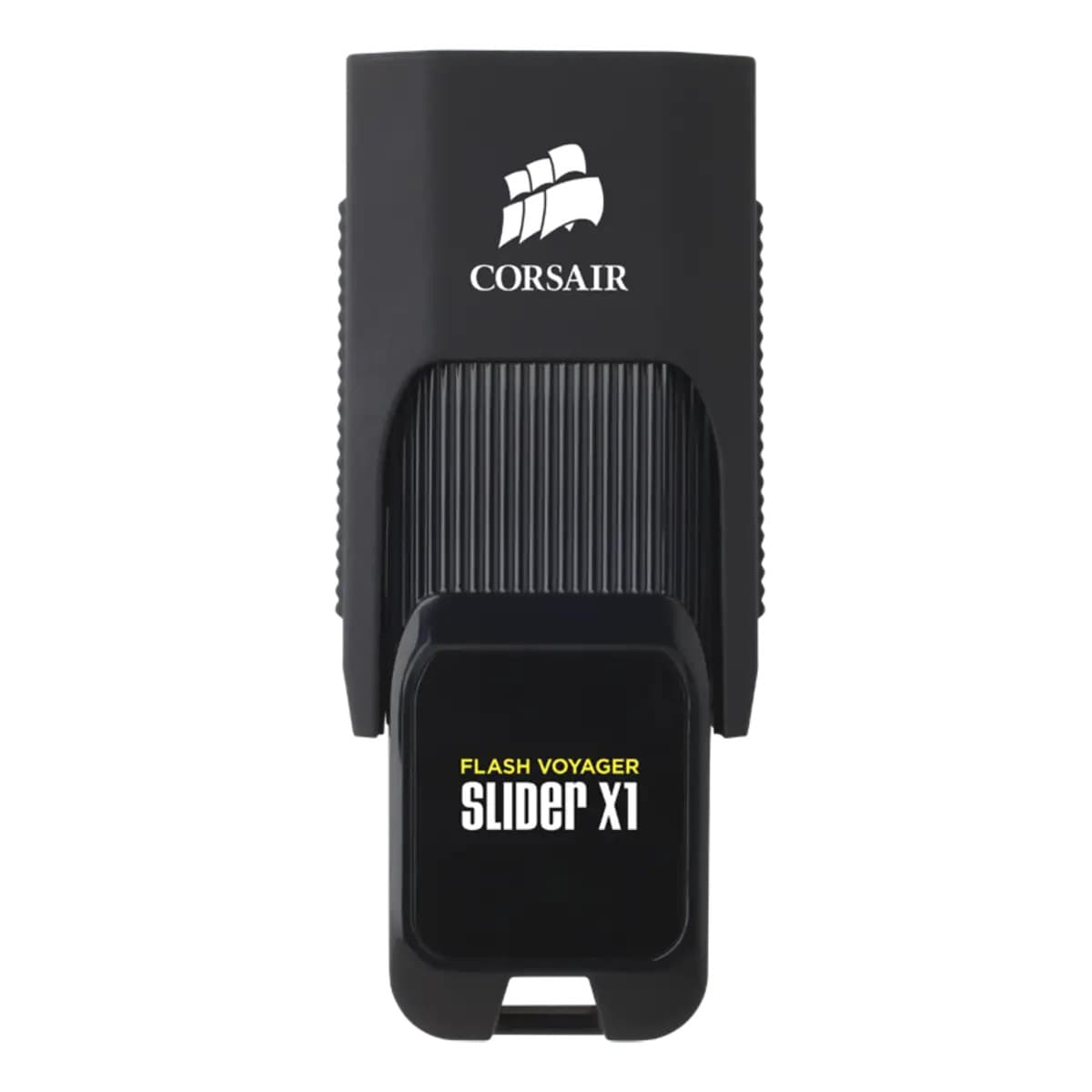 MEMORIE USB CORSAIR 64 GB, USB 3.0, retractabila, carcasa plastic, negru, "CMFSL3X1-64GB" — miniatură