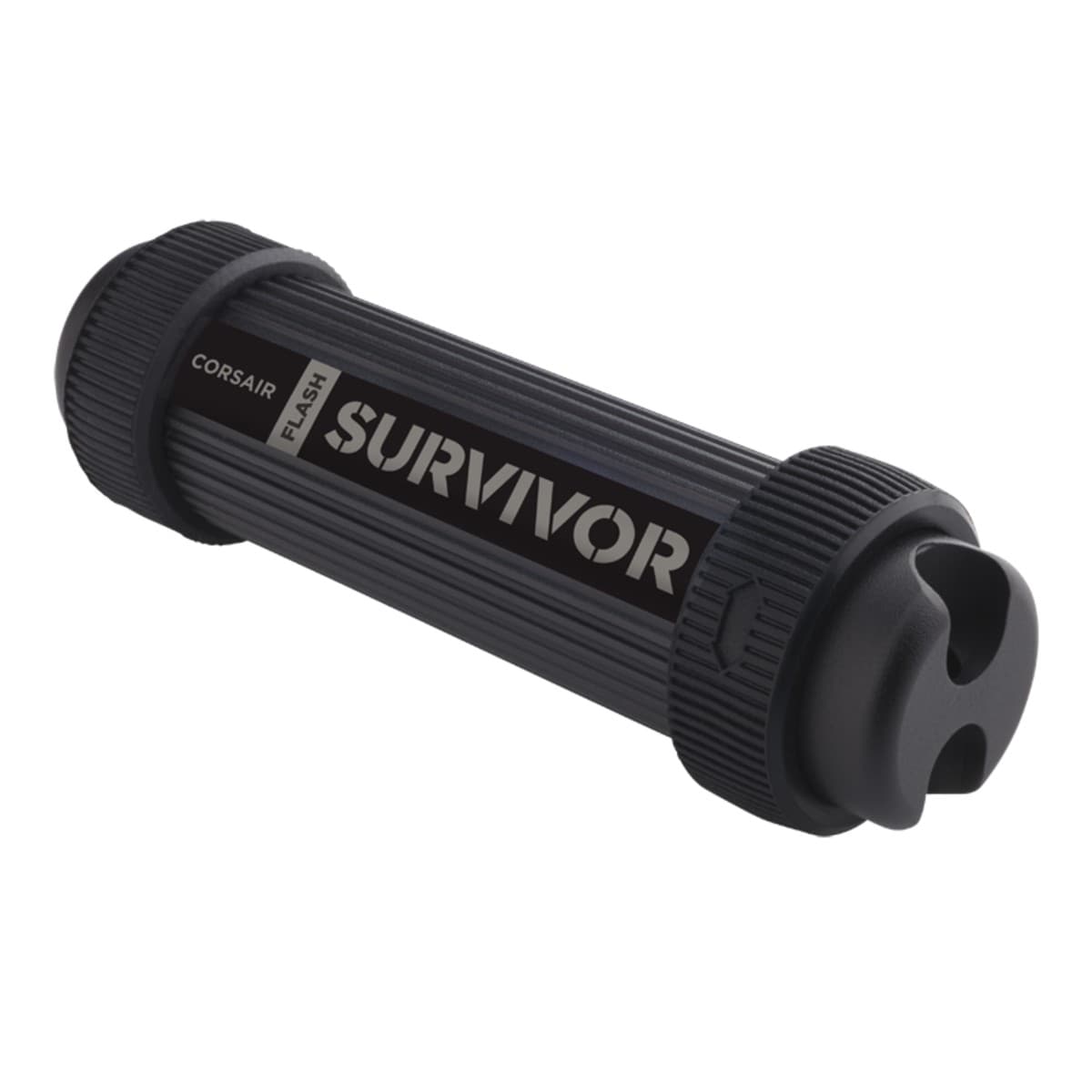 MEMORIE USB CORSAIR 64 GB, USB 3.0, cu capac, carcasa aluminiu, negru, "CMFSS3B-64GB"