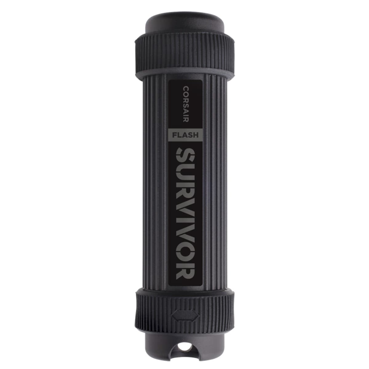 MEMORIE USB CORSAIR 64 GB, USB 3.0, cu capac, carcasa aluminiu, negru, "CMFSS3B-64GB" — miniatură