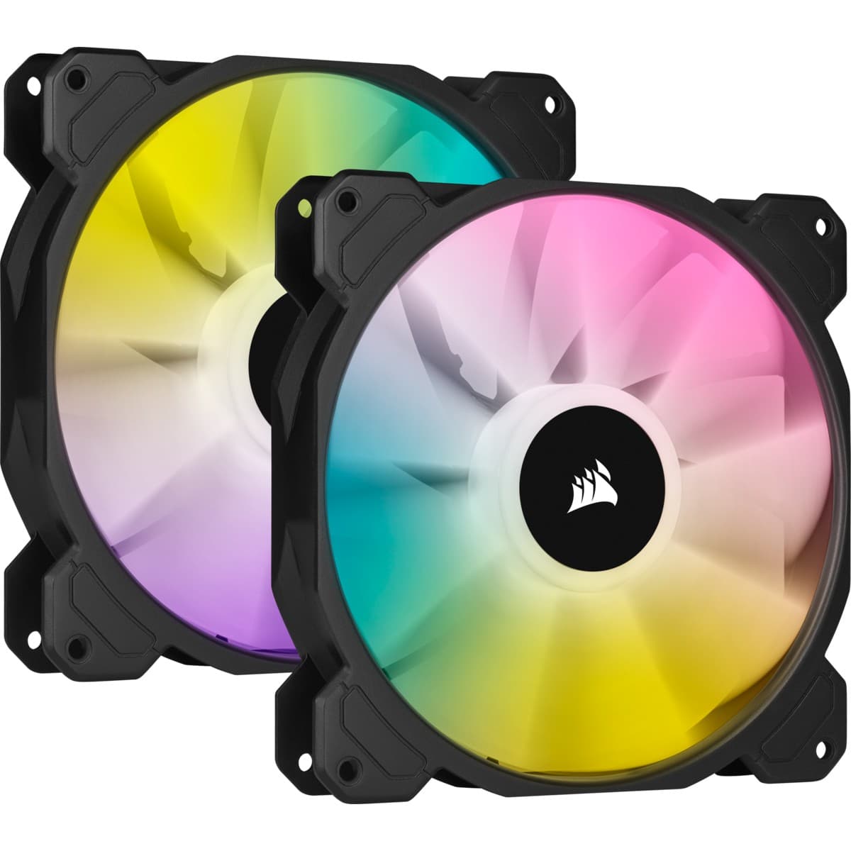VENTILATOR Corsair, pt carcasa PC, 140 mm, 1200 rpm, LED RGB, 2 ventilatoare, "CO-9050111-WW"