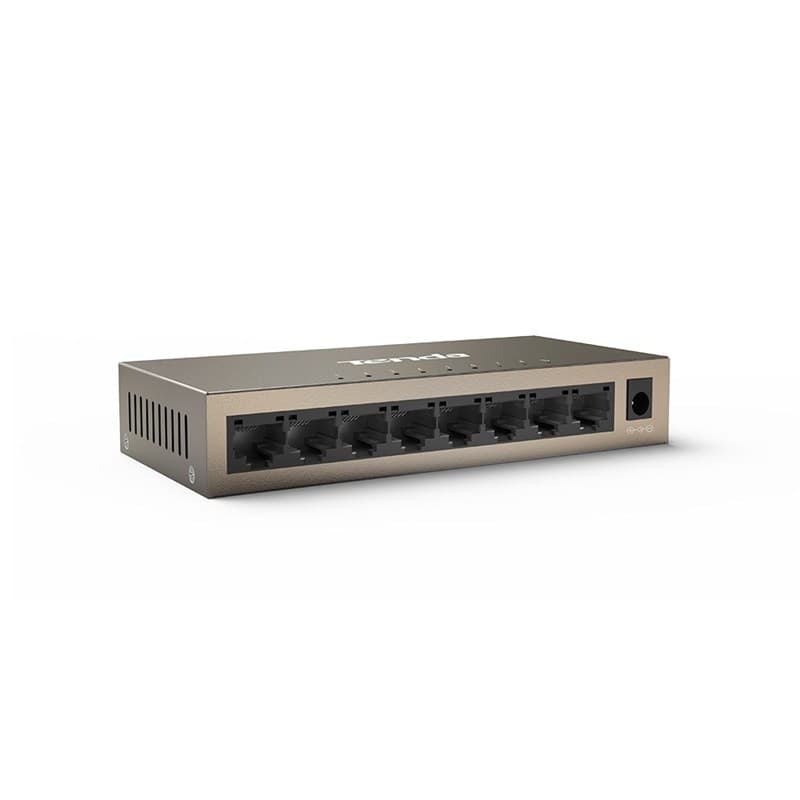 SWITCH Tenda, Gigabit x 8, carcasa metalica, "TEG1008M" — miniatură