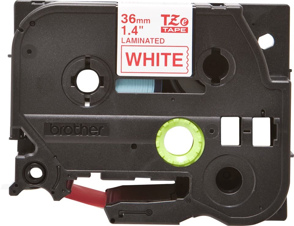 Banda laminata Original Brother Red on White, TZE262, pentru 530|550|3600|9200|9400|9500|9600|9700|9800|D800|E800|P900|P910|P950, 36mm, incl.TV 0 RON, "TZE262"