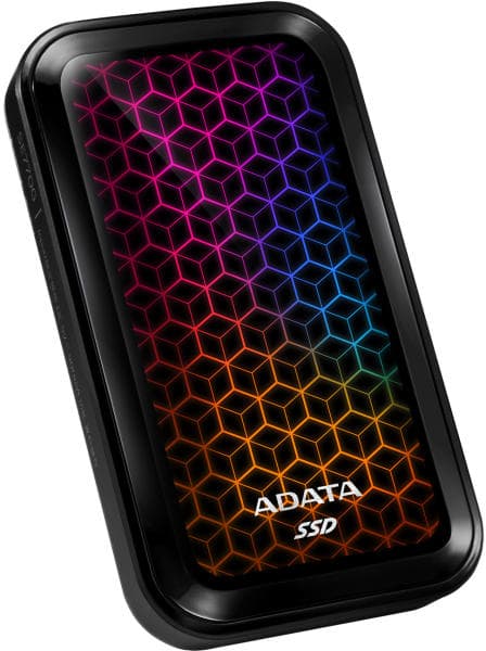 SSD. extern ADATA SE770G, 512GB, USB 3.2 Type-C, R/W: 1000/800 MB/s, negru, "ASE770G-512GU32G2B"