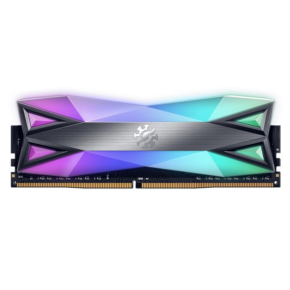 Memorie DDR Adata - gaming DDR4 8 GB, frecventa 3200 MHz, 1 modul, radiator, iluminare RGB, "AX4U320038G16A-ST60"