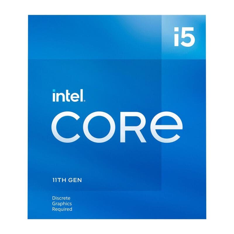 CPU INTEL i5-11400F, skt LGA 1200, Core i5, frecventa 2.6 GHz, turbo 4.4 GHz, 6 nuclee, putere 65 W, "BX8070811400F" — miniatură