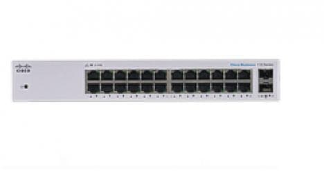 SWITCH CISCO, Gigabit x 24, SFP x 2, rackabil, "CBS110-24T-EU"
