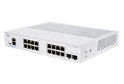 SWITCH CISCO, Gigabit x 16, SFP x 2, managed, rackabil, "CBS250-16T-2G-EU"