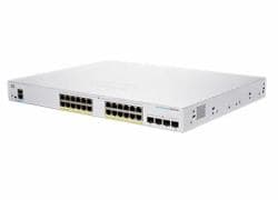 SWITCH CISCO, Gigabit x 24, SFP x 4, managed, rackabil, "CBS250-24FP-4G-EU"