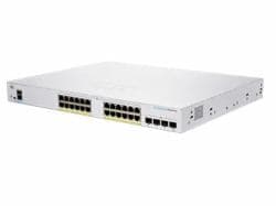SWITCH CISCO, Gigabit x 24, SFP x 4, managed, rackabil, "CBS250-24P-4G-EU"