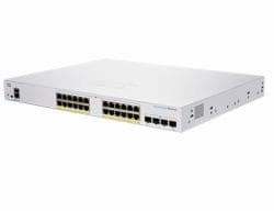 SWITCH CISCO, Gigabit x 24, SFP x 4, managed, rackabil, "CBS350-24P-4X-EU"