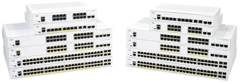 SWITCH CISCO, Gigabit x 48, SFP x 4, managed, rackabil, "CBS350-48P-4X-EU"