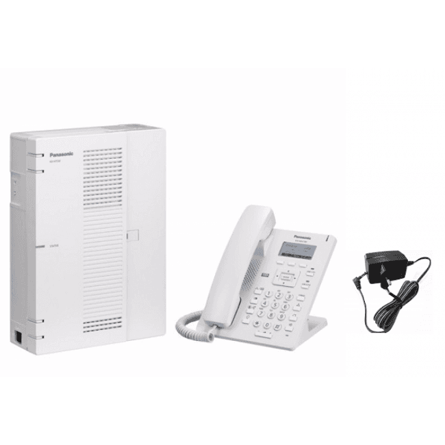Centrala telefonica Hybrid IP KX-HTS32CE (4/8), Telefon SIP KX-HDV130 Panasonic si alimentator KX-A423 "pack.1-HTS"