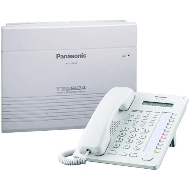 Centrala telefonica Panasonic KX-TES824 (3 /8) si telefon analogic KX-TSC11FXW "pack.3-TES"