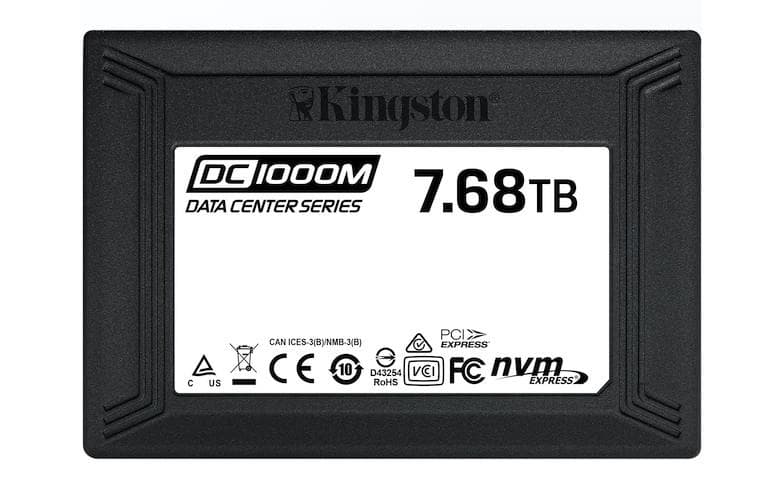 SSD KINGSTON Enterprise Class U.2, 7.68TB, 2.5 inch, PCIe Gen3.0 x4, 3D TLC Nand, R/W: 3100/2800 MB/s, "SEDC1000M/7680G"