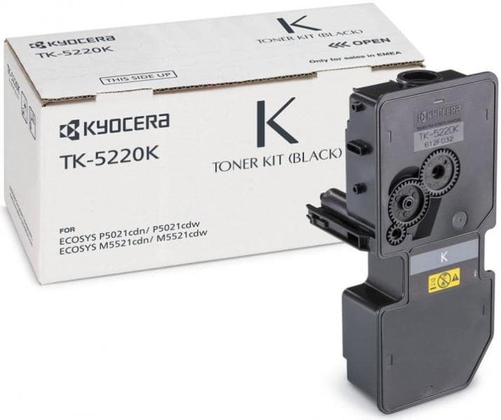 Toner Original KYOCERA Black, TK-5220K, pentru ECOSYS M5521CDN|M5521CDW, 1.2K, "TK-5220K"