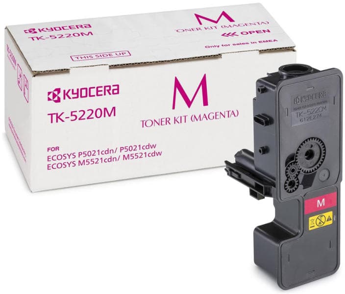 Toner Original KYOCERA Magenta, TK-5220M, pentru ECOSYS M5521CDN|M5521CDW, 1.2K, "TK-5220M"