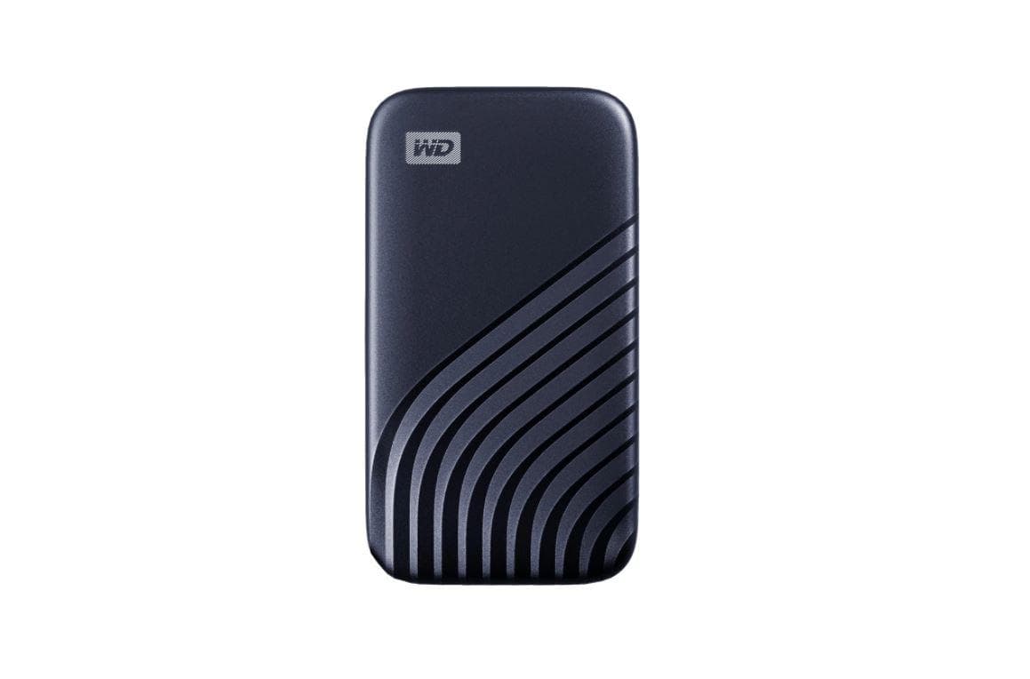 SSD. extern WD MY PASSPORT, 1TB, USB 3.2 Type-C, R/W: 1050/1000 MB/s, albastru, "WDBAGF0010BBL-WESN" — miniatură