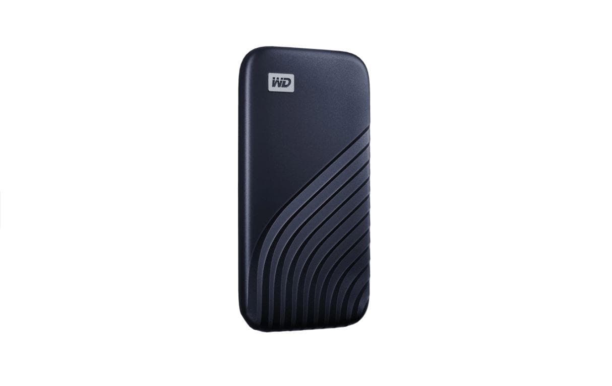 SSD. extern WD MY PASSPORT, 1TB, USB 3.2 Type-C, R/W: 1050/1000 MB/s, albastru, "WDBAGF0010BBL-WESN" — miniatură