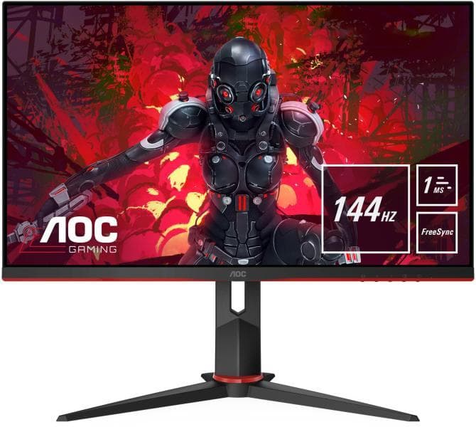 MONITOR AOC - gaming 27 inch, Gaming, IPS, Full HD (1920 x 1080), Wide, 250 cd/mp, 1 ms, HDMI | DisplayPort, "27G2U/BK"
