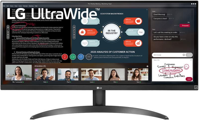 MONITOR LG 29 inch, home | office, IPS, UW-UXGA (DCI 2K+) (2560 x 1080), Wide, 250 cd/mp, 5 ms, HDMI | DisplayPort, "29WP500-B.AEU"