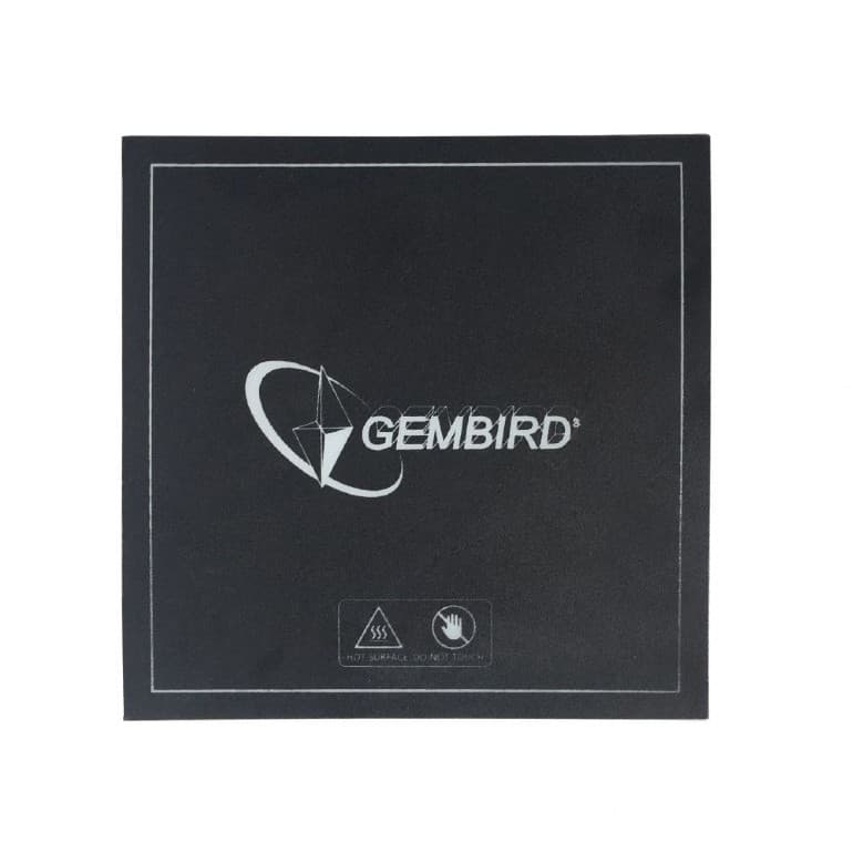 SUPRAFATA DE IMPRIMARE GEMBIRD pt. imprimanta 3d, dimensiune 155x155mm, termorezistenta, buna aderenta, usor de curatat, "3DP-APS-01"