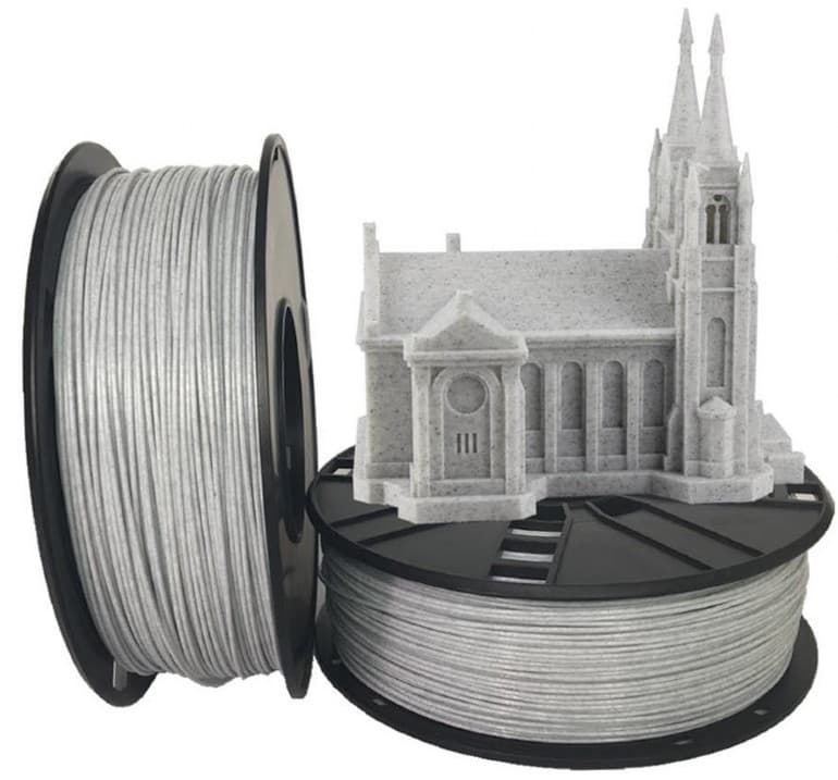 FILAMENT GEMBIRD pt. imprimanta 3d, PLA, 1.75mm diamentru, 1Kg / bobina, aprox. 330m, topire 190-220 grC, marbler, "3DP-PLA1.75-02-MAR"